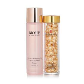 ELIZABETH ARDEN - (EDD Int) Ceramide Capsules Daily Youth Restoring Serum-ADVANCED 90caps (Free: Natural Beauty BIO UP Treatment Essence 150ml) 2pcs