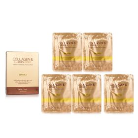 3W CLINIC - Collagen & Luxury Gold Energy Hydrogel Facial Mask 033584 30g x 5pcs
